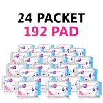 24 Care Ultra Anti Bacterial XL 192 Sanitary Pads (1 Box in 24 Packet)